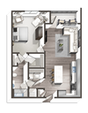 1 Bedroom 1 Bath Axel Row